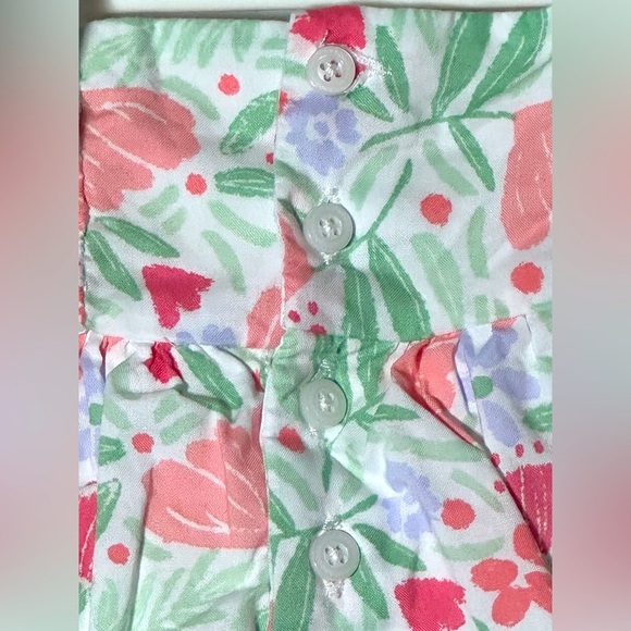 Carters Floral Baby Sundress with Ruffle Straps
100% Cotton Size 0-3 months - Picture 5 of 7